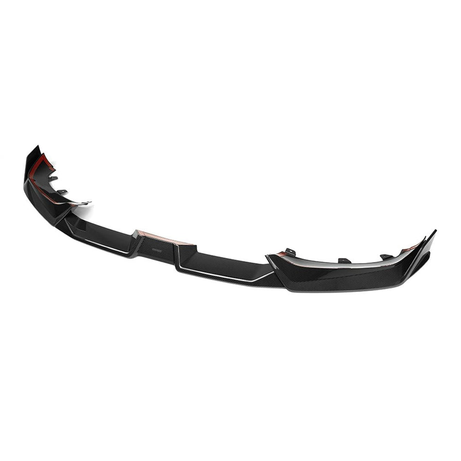SOOQOO - BMW X6 G06 PRE-LCI DRY CARBON FIBRE FRONT LIP - Aero Carbon UK