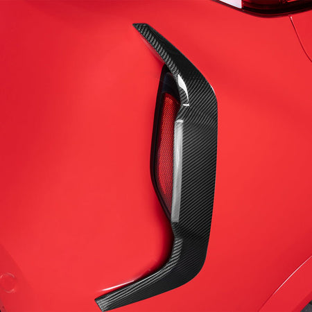 SOOQOO - BMW X6M F96 DRY CARBON FIBER REAR BUMPER INSERT - Aero Carbon UK