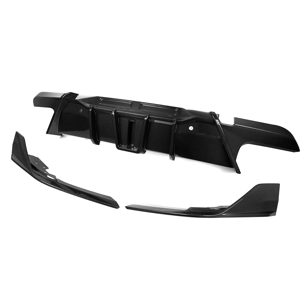SOOQOO - BMW X6M F96 DRY CARBON FIBER REAR DIFFUSER - Aero Carbon UK