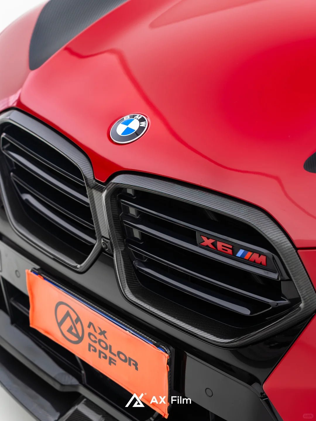 SOOQOO - BMW X6M F96 LCI DRY CARBON FIBER FRONT GRILLE FRAME - Aero Carbon UK