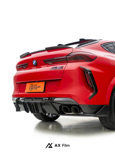 SOOQOO - BMW X6M F96 LCI DRY CARBON FIBER REAR DIFFUSER - Aero Carbon UK