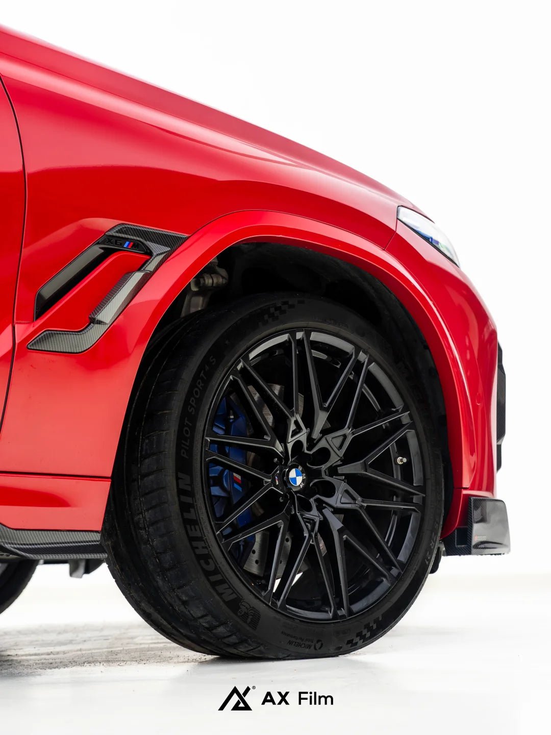 SOOQOO - BMW X6M F96 LCI DRY CARBON FIBER SIDE FENDER TRIM - Aero Carbon UK
