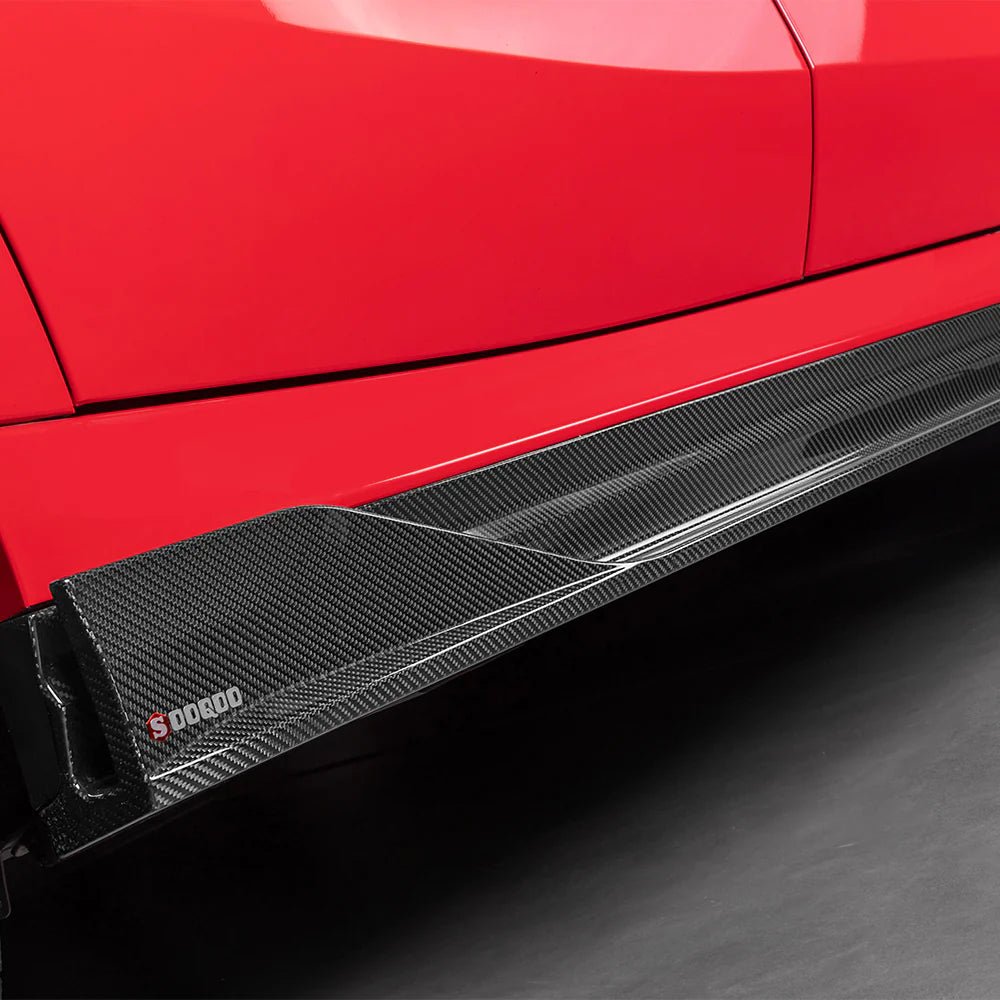 SOOQOO - BMW X6M F96 LCI DRY CARBON FIBER SIDE SKIRTS - Aero Carbon UK