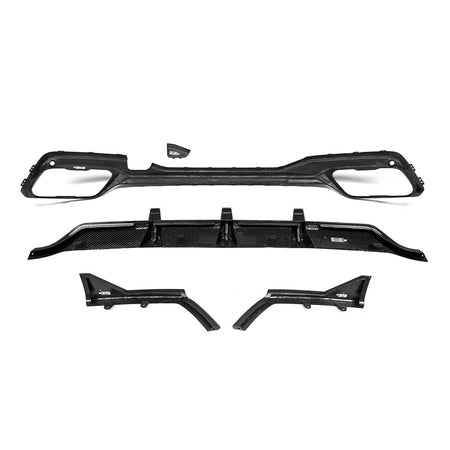 SOOQOO - BMW X7 G07 DRY CARBON FIBRE REAR DIFFUSER - Aero Carbon UK