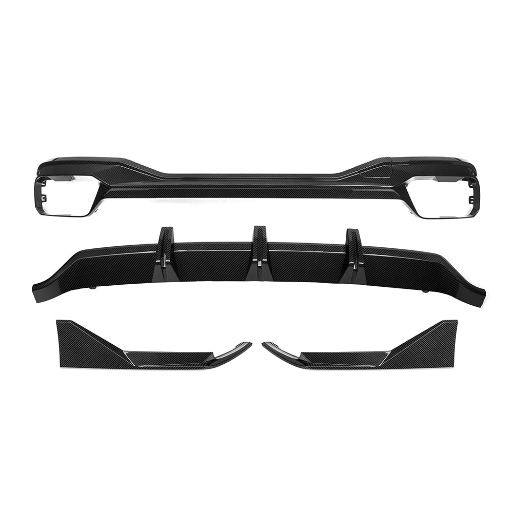 SOOQOO - BMW X7 G07 DRY CARBON FIBRE REAR DIFFUSER - Aero Carbon UK