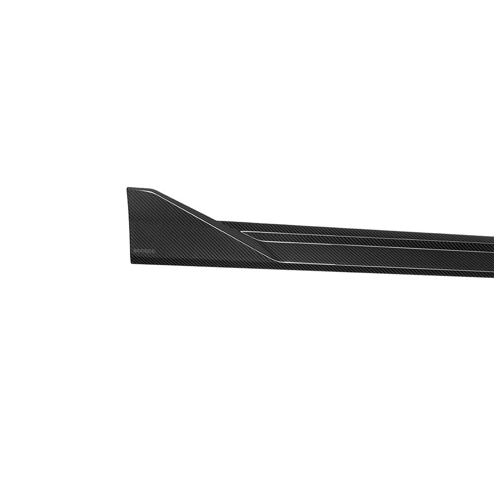 SOOQOO - BMW X7 G07 DRY CARBON FIBRE SIDE SKIRTS - Aero Carbon UK