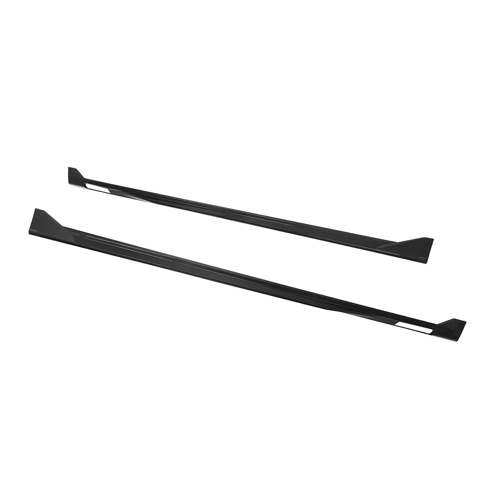 SOOQOO - BMW X7 G07 DRY CARBON FIBRE SIDE SKIRTS - Aero Carbon UK