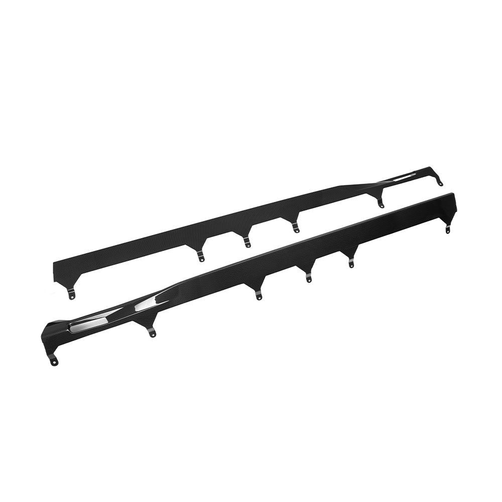 SOOQOO - BMW X7 G07 DRY CARBON FIBRE SIDE SKIRTS - Aero Carbon UK