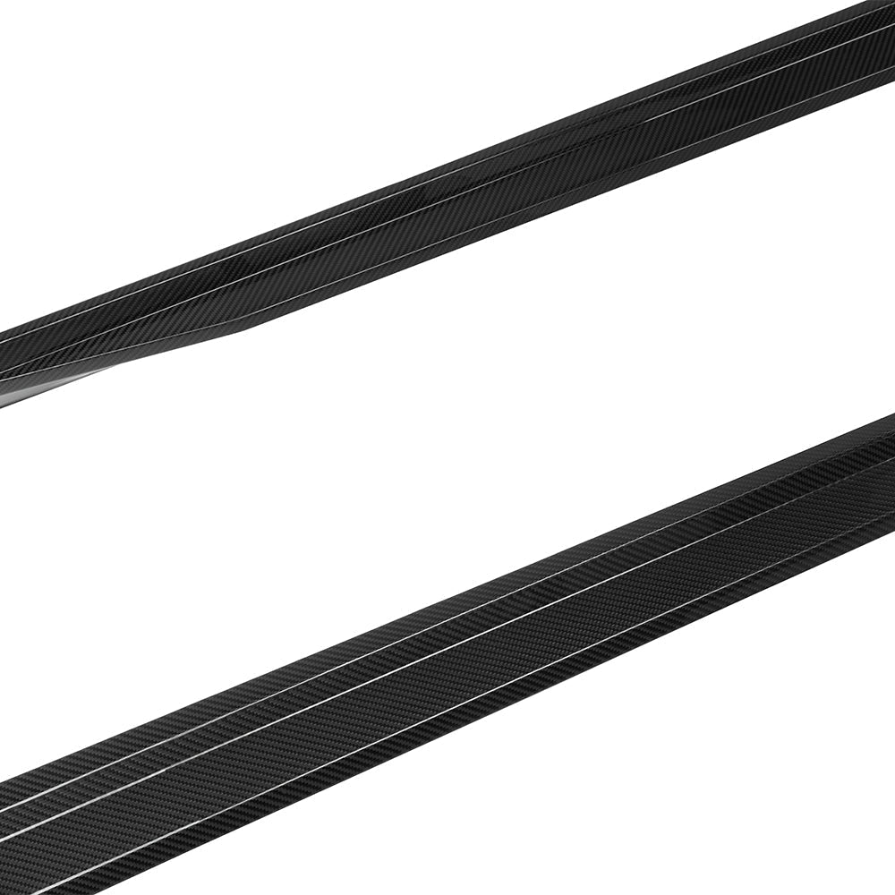 SOOQOO - BMW X7 G07 DRY CARBON FIBRE SIDE SKIRTS - Aero Carbon UK