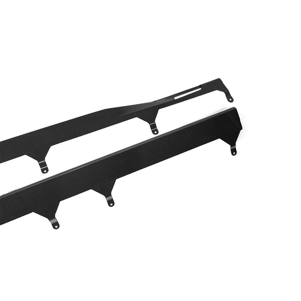 SOOQOO - BMW X7 G07 DRY CARBON FIBRE SIDE SKIRTS - Aero Carbon UK