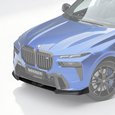 SOOQOO - BMW X7 G07 LCI DRY CARBON FIBRE FRONT LIP - Aero Carbon UK