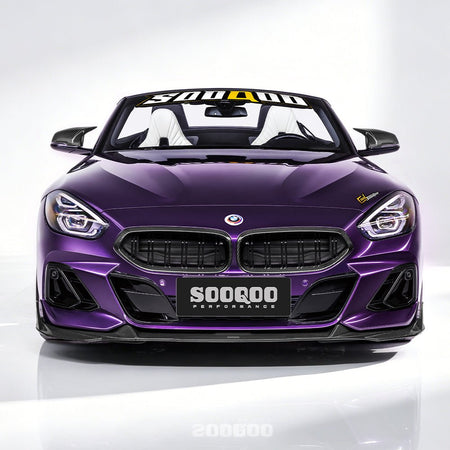 SOOQOO - BMW Z4 G29 DRY CARBON FIBRE FRONT LIP - Aero Carbon UK