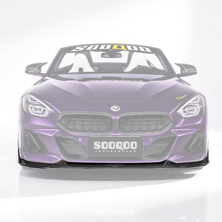 SOOQOO - BMW Z4 G29 DRY CARBON FIBRE FRONT LIP - Aero Carbon UK