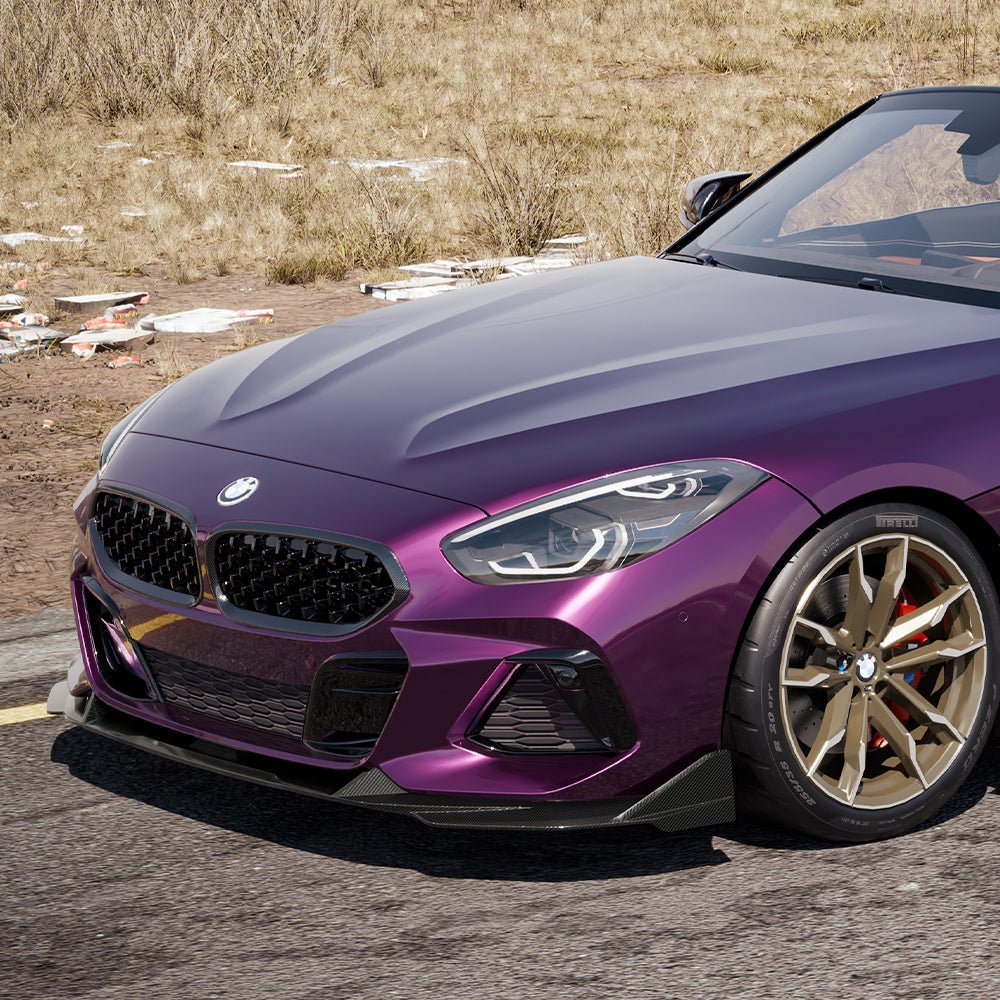 SOOQOO - BMW Z4 G29 DRY CARBON FIBRE FRONT LIP - Aero Carbon UK