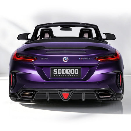 SOOQOO - BMW Z4 G29 DRY CARBON FIBRE REAR DIFFUSER - Aero Carbon UK