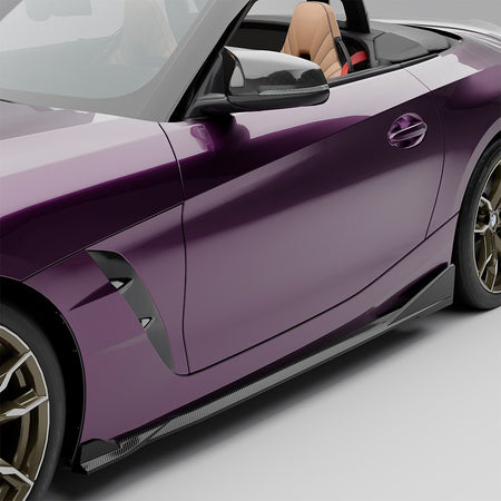 SOOQOO - BMW Z4 G29 DRY CARBON FIBRE SIDE SKIRTS - Aero Carbon UK