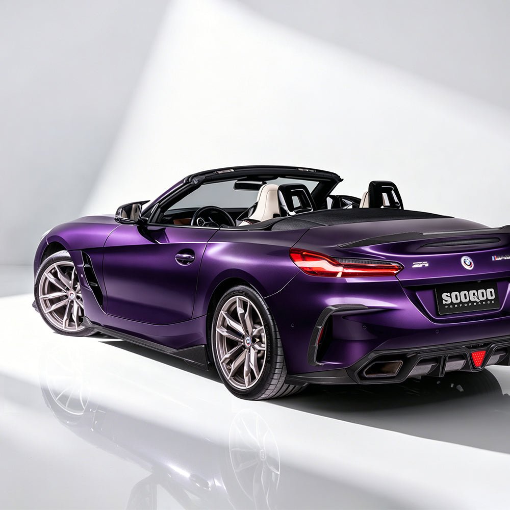 SOOQOO - BMW Z4 G29 DRY CARBON FIBRE SIDE SKIRTS - Aero Carbon UK