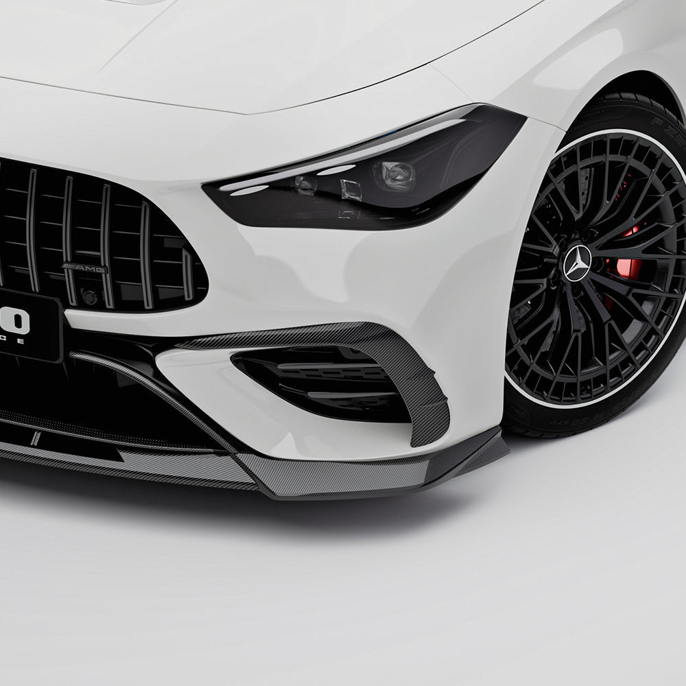 SOOQOO MERCEDES - AMG CLE 53 C236 DRY CARBON FIBER FRONT BUMPER INSERTS - Aero Carbon UK