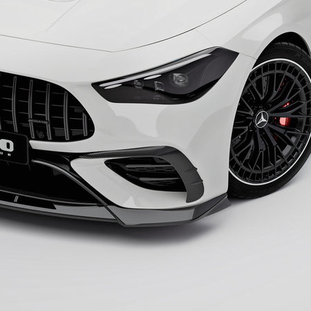 SOOQOO MERCEDES - AMG CLE 53 C236 DRY CARBON FIBER FRONT BUMPER INSERTS - Aero Carbon UK