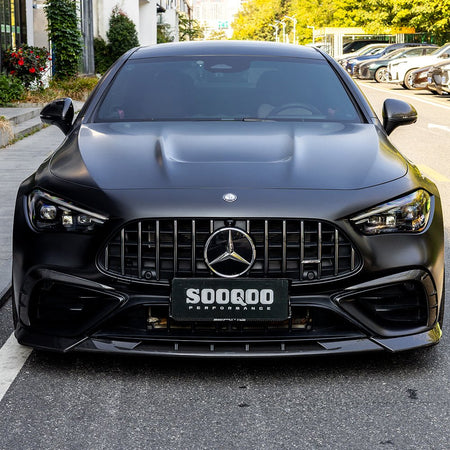 SOOQOO MERCEDES - AMG CLE 53 C236 DRY CARBON FIBER FRONT BUMPER INSERTS - Aero Carbon UK