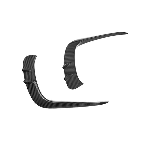 SOOQOO MERCEDES - AMG CLE 53 C236 DRY CARBON FIBER FRONT BUMPER INSERTS - Aero Carbon UK