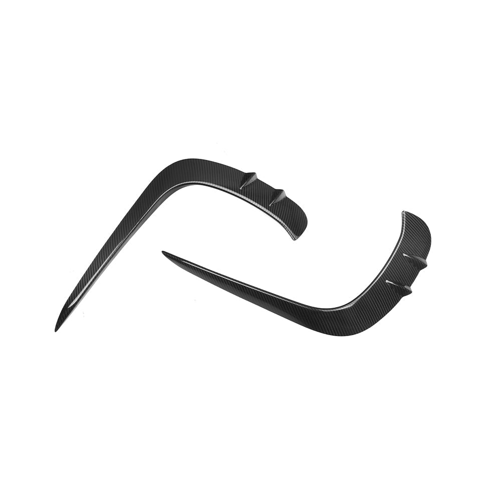 SOOQOO MERCEDES - AMG CLE 53 C236 DRY CARBON FIBER FRONT BUMPER INSERTS - Aero Carbon UK