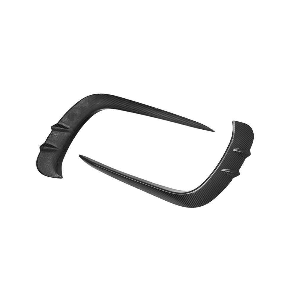 SOOQOO MERCEDES - AMG CLE 53 C236 DRY CARBON FIBER FRONT BUMPER INSERTS - Aero Carbon UK
