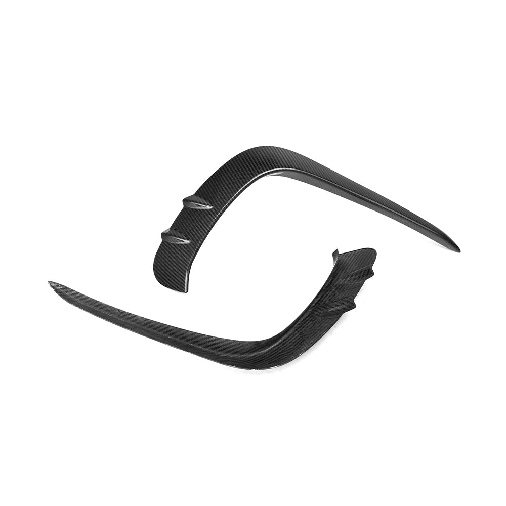 SOOQOO MERCEDES - AMG CLE 53 C236 DRY CARBON FIBER FRONT BUMPER INSERTS - Aero Carbon UK
