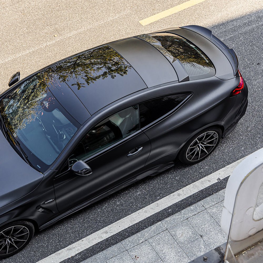 SOOQOO - MERCEDES - AMG CLE 53 C236 DRY CARBON FIBER SIDE SKIRTS - Aero Carbon UK