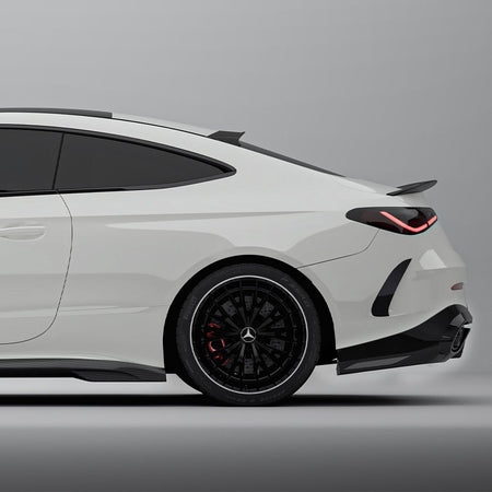 SOOQOO - MERCEDES - AMG CLE 53 C236 DRY CARBON FIBER SIDE SKIRTS - Aero Carbon UK