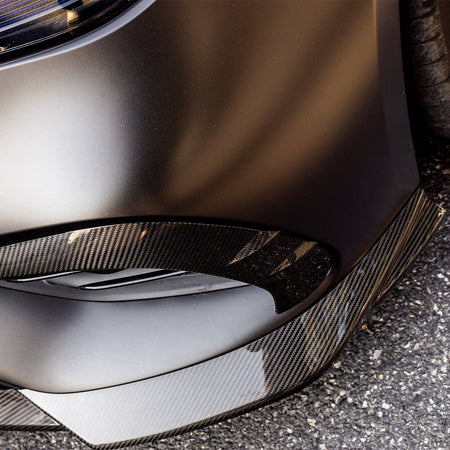 SOOQOO - MERCEDES - AMG CLE 53 C236 DRY CARBON FRONT LIP - Aero Carbon UK