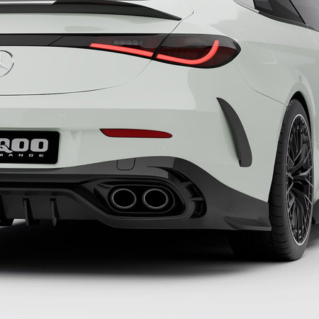 SOOQOO - MERCEDES - AMG CLE53 C236 DRY CARBON FIBER REAR LED DIFFUSER - Aero Carbon UK