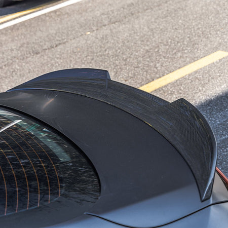 SOOQOO - MERCEDES CLE C236 DRY CARBON REAR BOOT SPOILER - Aero Carbon UK