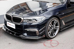 TAKD – BMW 5 SERIES G30 PRE LCI CARBON FRONT CANARDS - Aero Carbon UK