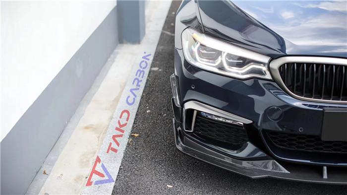 TAKD – BMW 5 SERIES G30 PRE LCI CARBON FRONT LIP - Aero Carbon UK