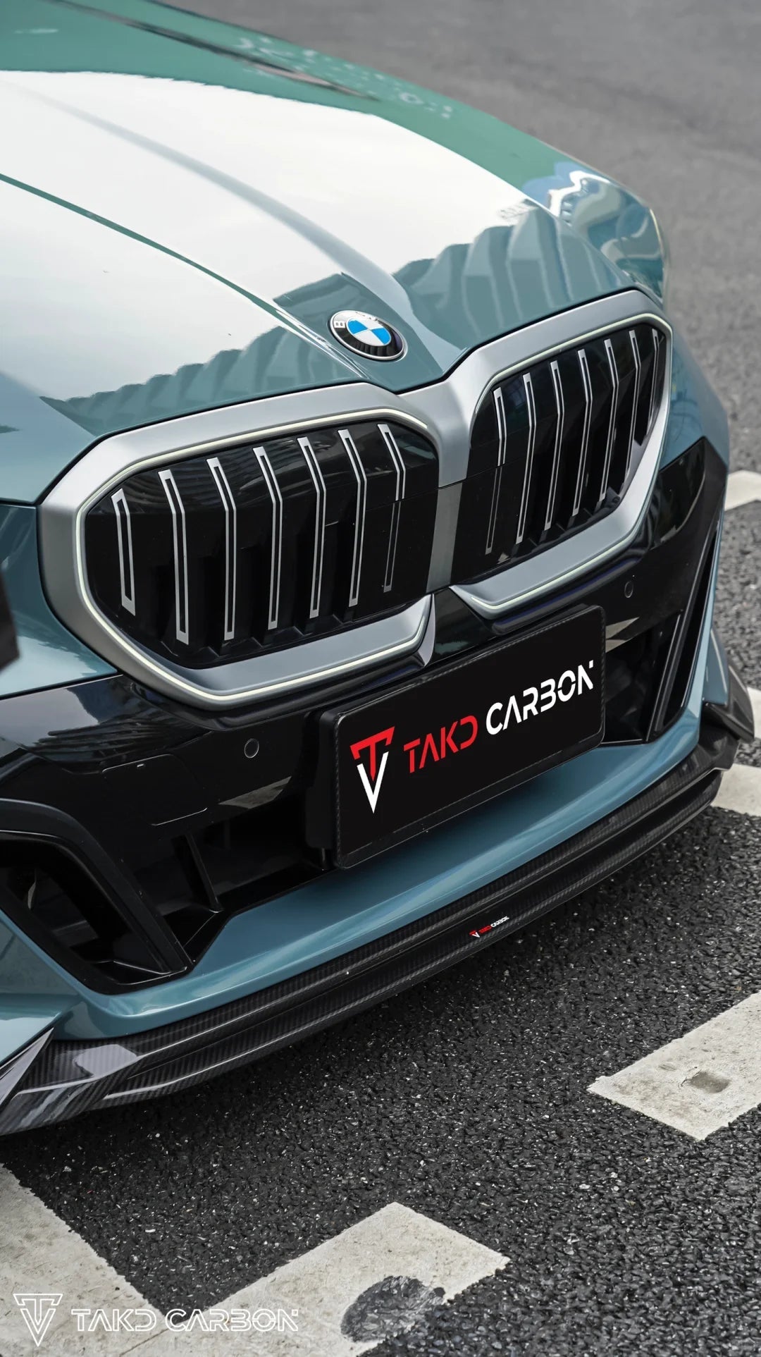 TAKD - BMW 5 SERIES G60 2024+ CARBON FIBRE FRONT LIP - Aero Carbon UK