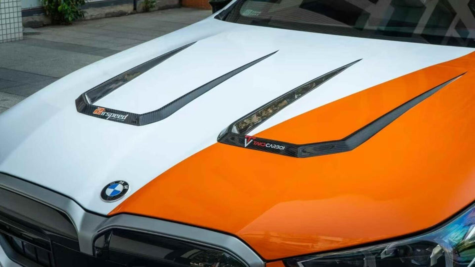 TAKD - BMW 5 SERIES G60 DRY CARBON FIBER HOOD BONNET - Aero Carbon UK