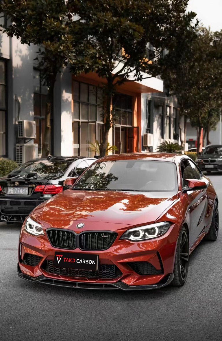 TAKD - BMW M2 F87 CARBON FIBRE FRONT LIP - Aero Carbon UK