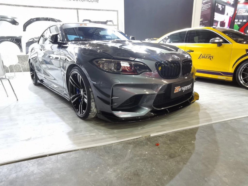 TAKD - BMW M2 F87 CARBON FIBRE FRONT LIP - Aero Carbon UK