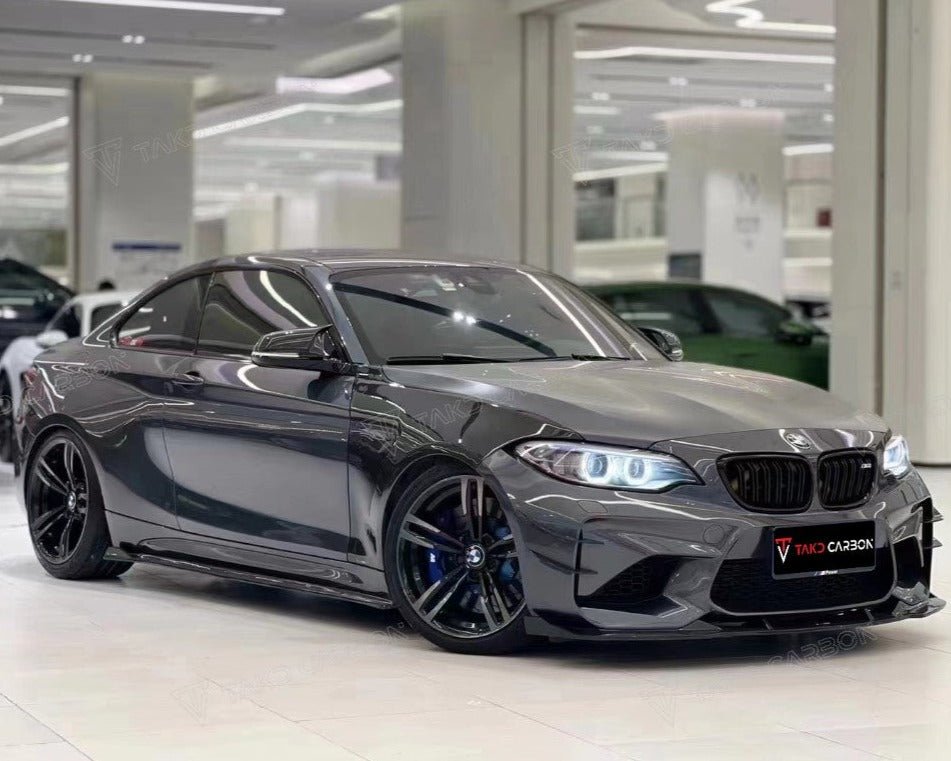 TAKD - BMW M2 / M2C F87 DRY CARBON FIBRE SIDE SKIRTS - Aero Carbon UK