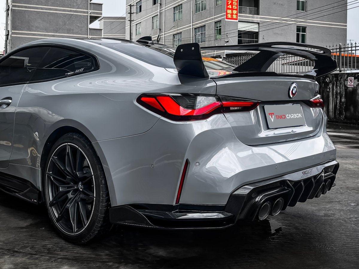 TAKD - BMW M3 G80 G81 / M4 G82 G83 2021+ DRY CARBON FIBRE REAR DIFFUSER AND SIDE SKIRTS - Aero Carbon UK