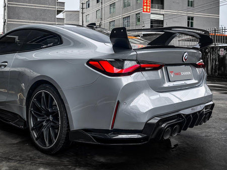 TAKD - BMW M3 G80 G81 / M4 G82 G83 2021+ DRY CARBON FIBRE REAR DIFFUSER AND SIDE SKIRTS - Aero Carbon UK