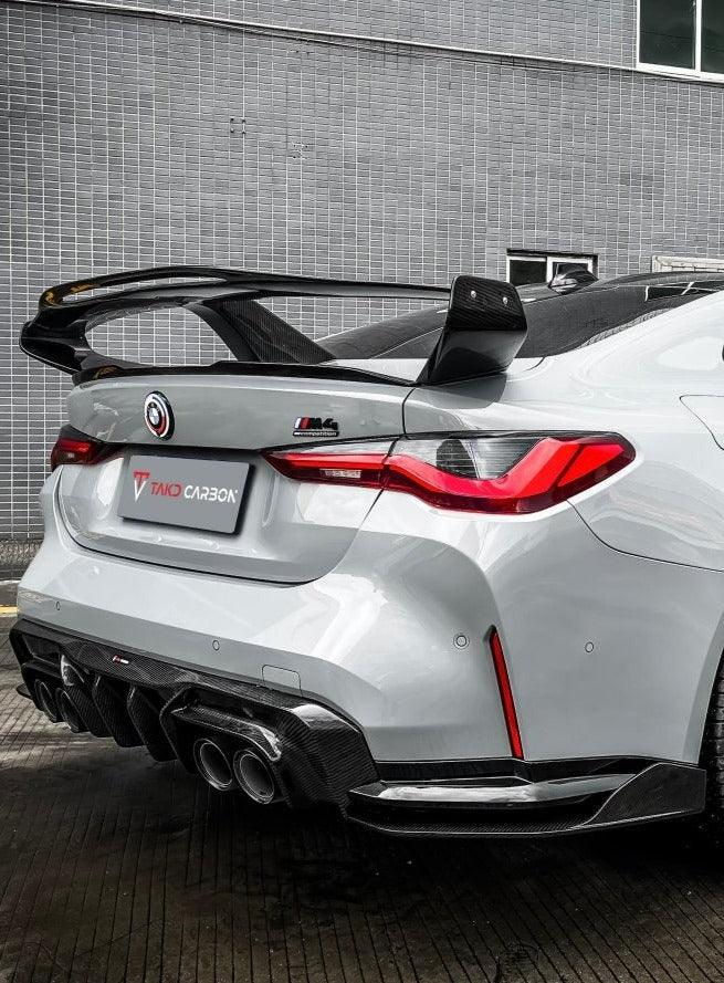 TAKD - BMW M3 G80 G81 / M4 G82 G83 2021+ DRY CARBON FIBRE REAR DIFFUSER AND SIDE SKIRTS - Aero Carbon UK