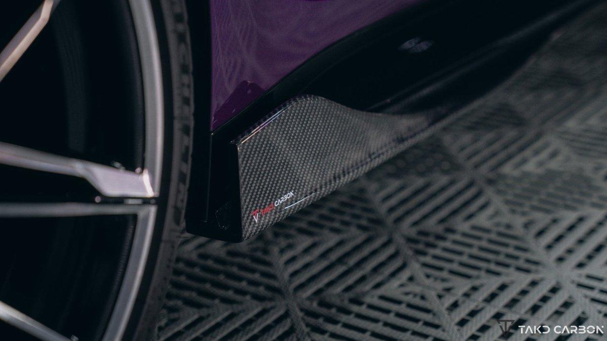 TAKD - BMW M3 G80 G81 / M4 G82 G83 V1 STYLE CARBON FIBRE SIDE SKIRTS - Aero Carbon UK