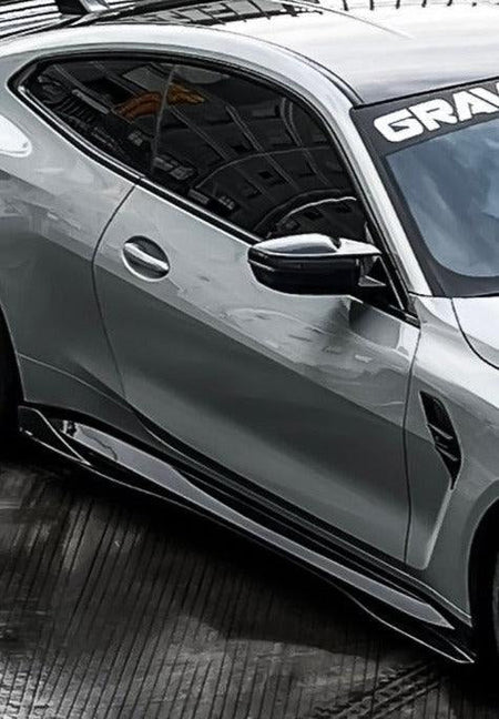 TAKD - BMW M3 G80 G81 / M4 G82 G83 V1 STYLE CARBON FIBRE SIDE SKIRTS - Aero Carbon UK