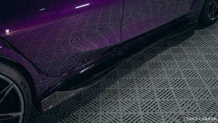 TAKD - BMW M3 G80 G81 / M4 G82 G83 V1 STYLE CARBON FIBRE SIDE SKIRTS - Aero Carbon UK