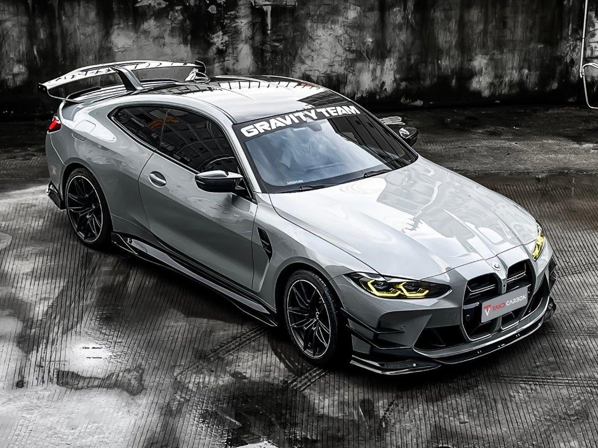 TAKD - BMW M3 G80 G81 / M4 G82 G83 V1 STYLE CARBON FIBRE SIDE SKIRTS - Aero Carbon UK
