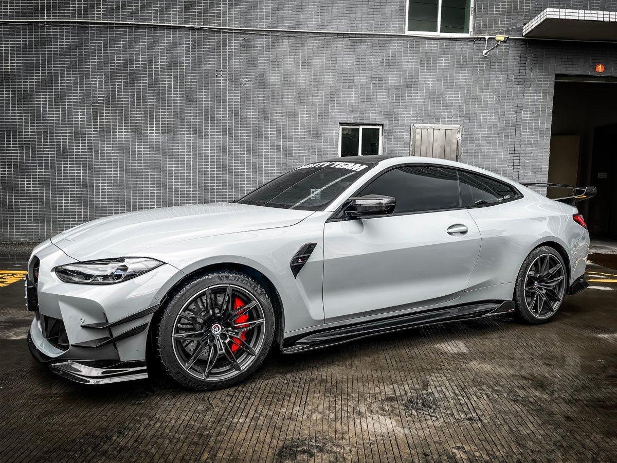 TAKD - BMW M3 G80 G81 / M4 G82 G83 V1 STYLE CARBON FIBRE SIDE SKIRTS - Aero Carbon UK
