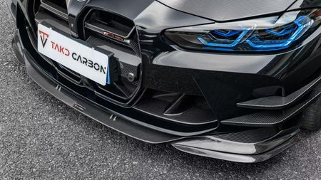TAKD - BMW M3 G80 M4 G82 DRY CARBON FIBER FRONT LIP - Aero Carbon UK