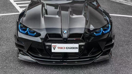 TAKD - BMW M3 G80 M4 G82 DRY CARBON FIBER FRONT LIP - Aero Carbon UK